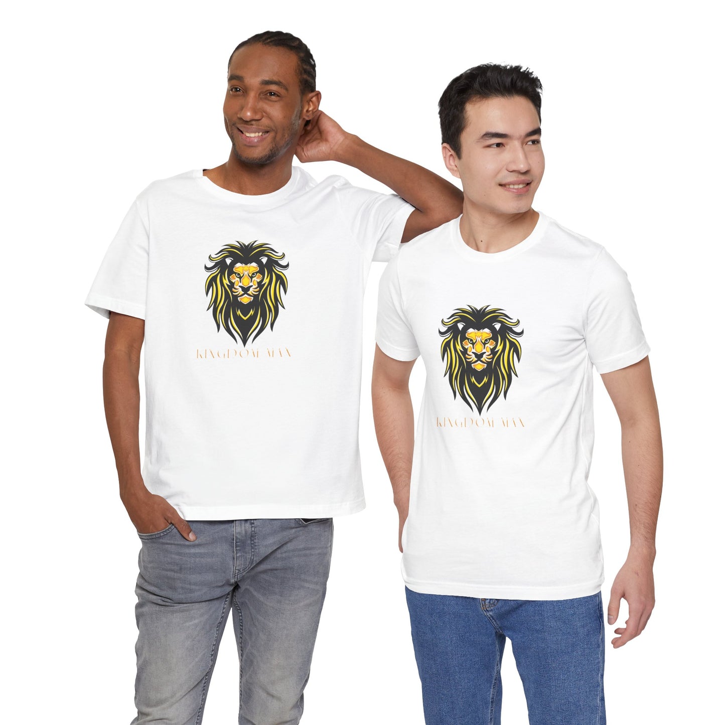 Kingdom Man (White/Gold) Short Sleeve T-Shirt