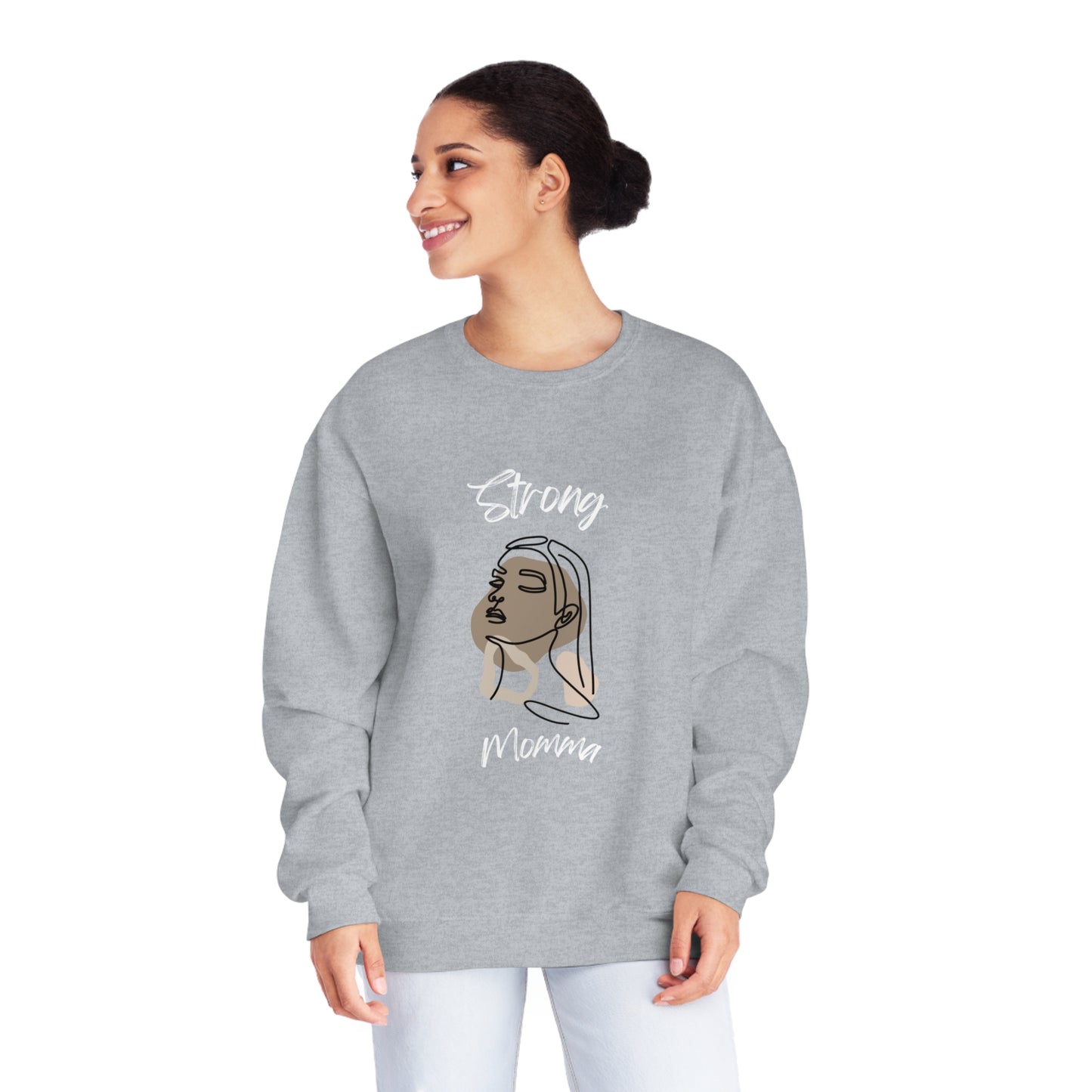 Strong Momma Crewneck Sweatshirt (WL)