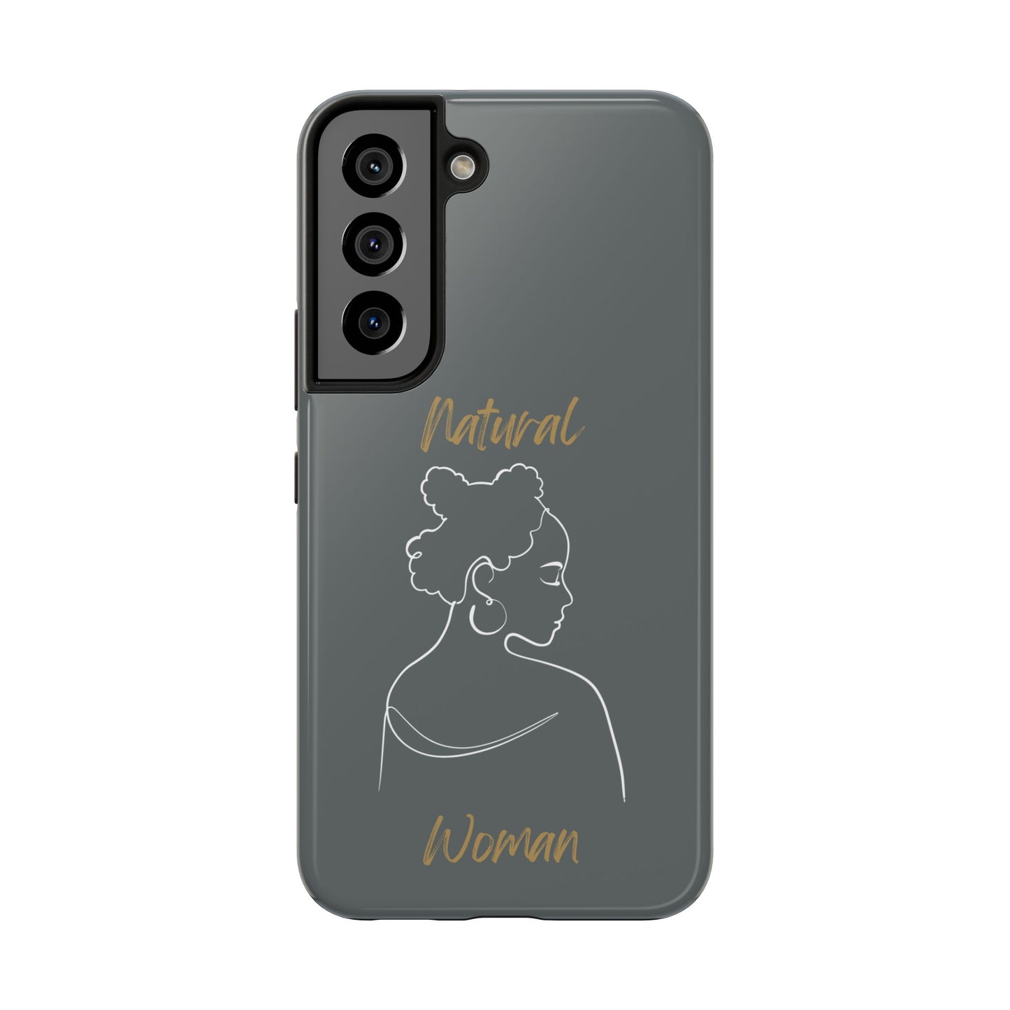 Natural Woman Twists (WL) Tough Phone Case DARK GREY