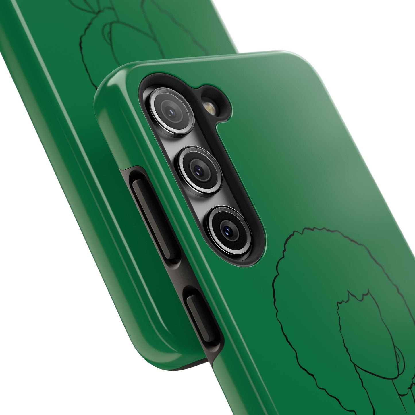 Natural Woman Afro (BL) Tough Phone Case DARK GREEN