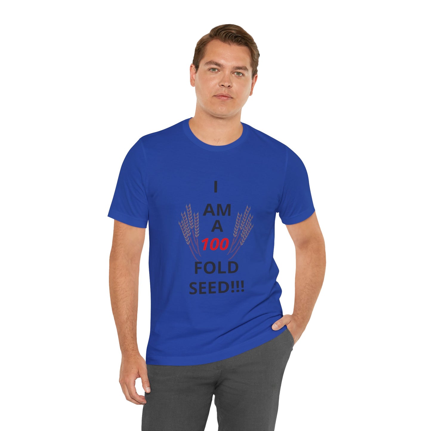 100 Fold Seed (BL)Unisex Jersey Short Sleeve T-Shirt