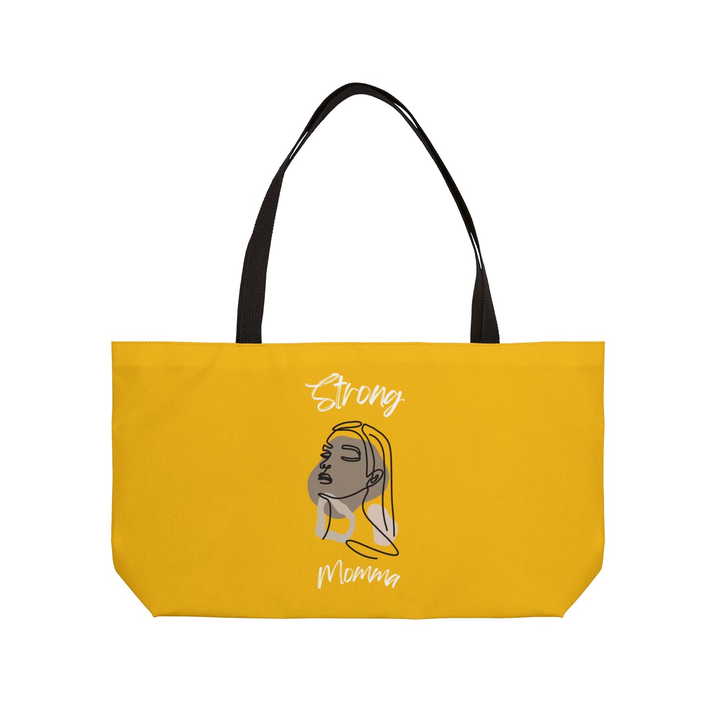 Strong Momma (WL) Weekender Tote Bag YELLOW
