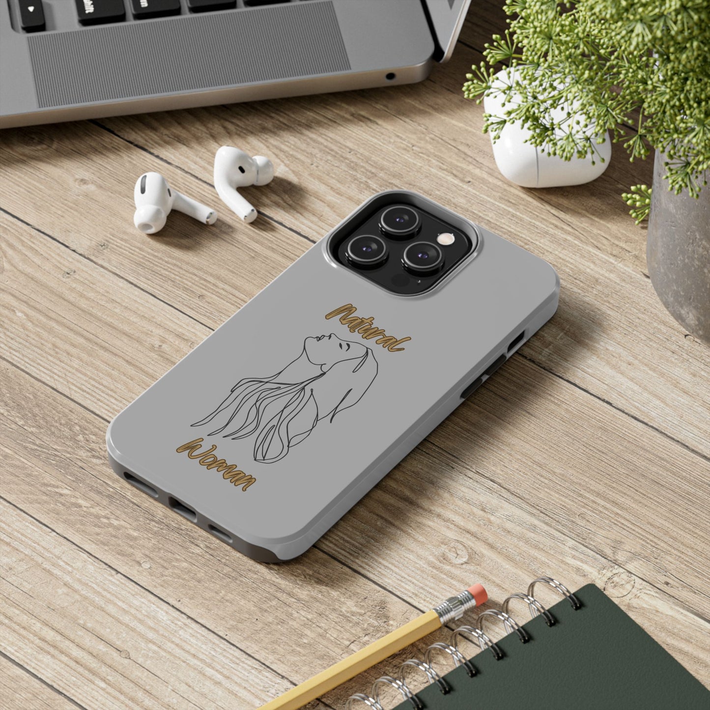 Natural Woman Appreciation (BL) Tough Phone Cases LIGHT GREY