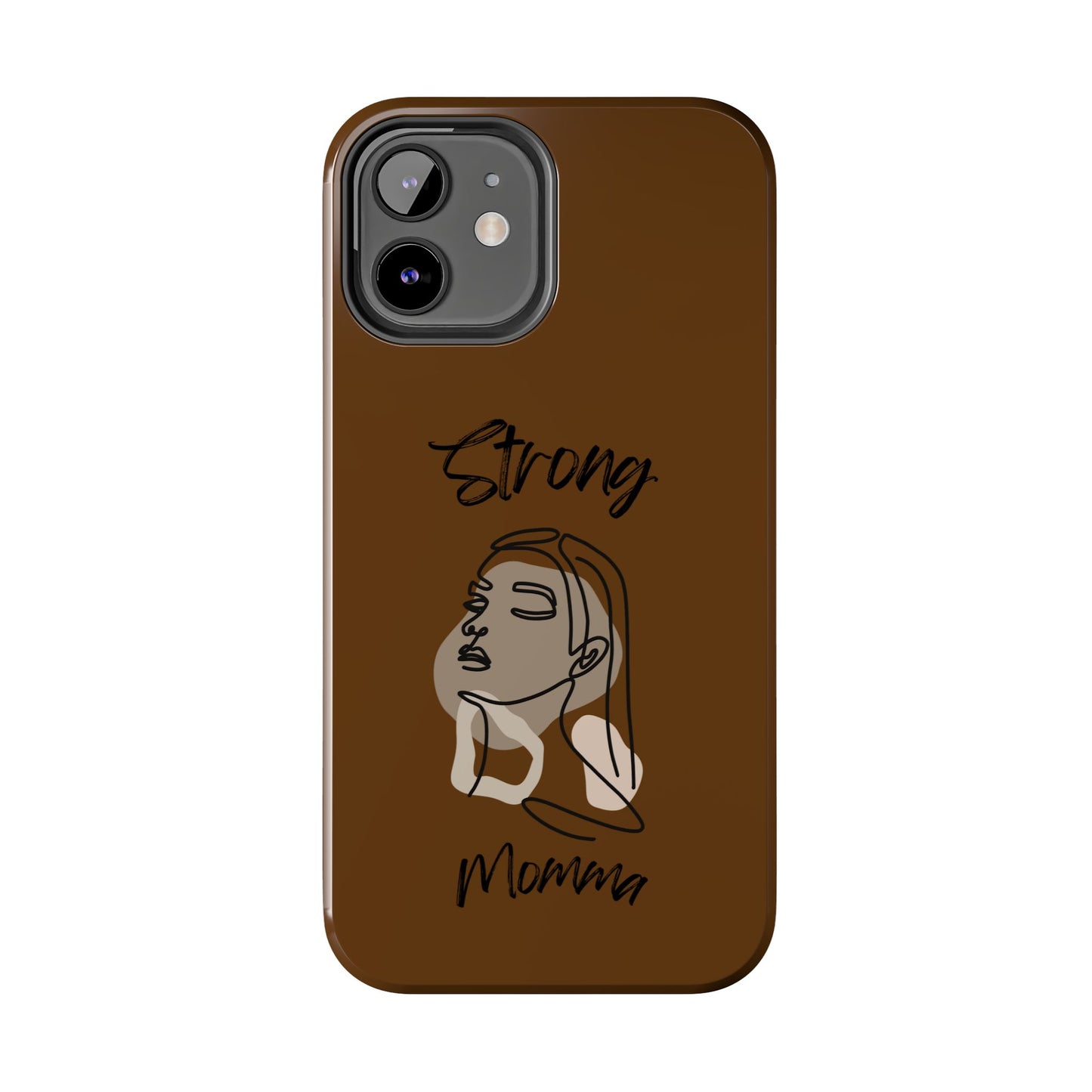 STRONG MOMMA Samsung Galaxy Tough Phone Cases (BL) Brown