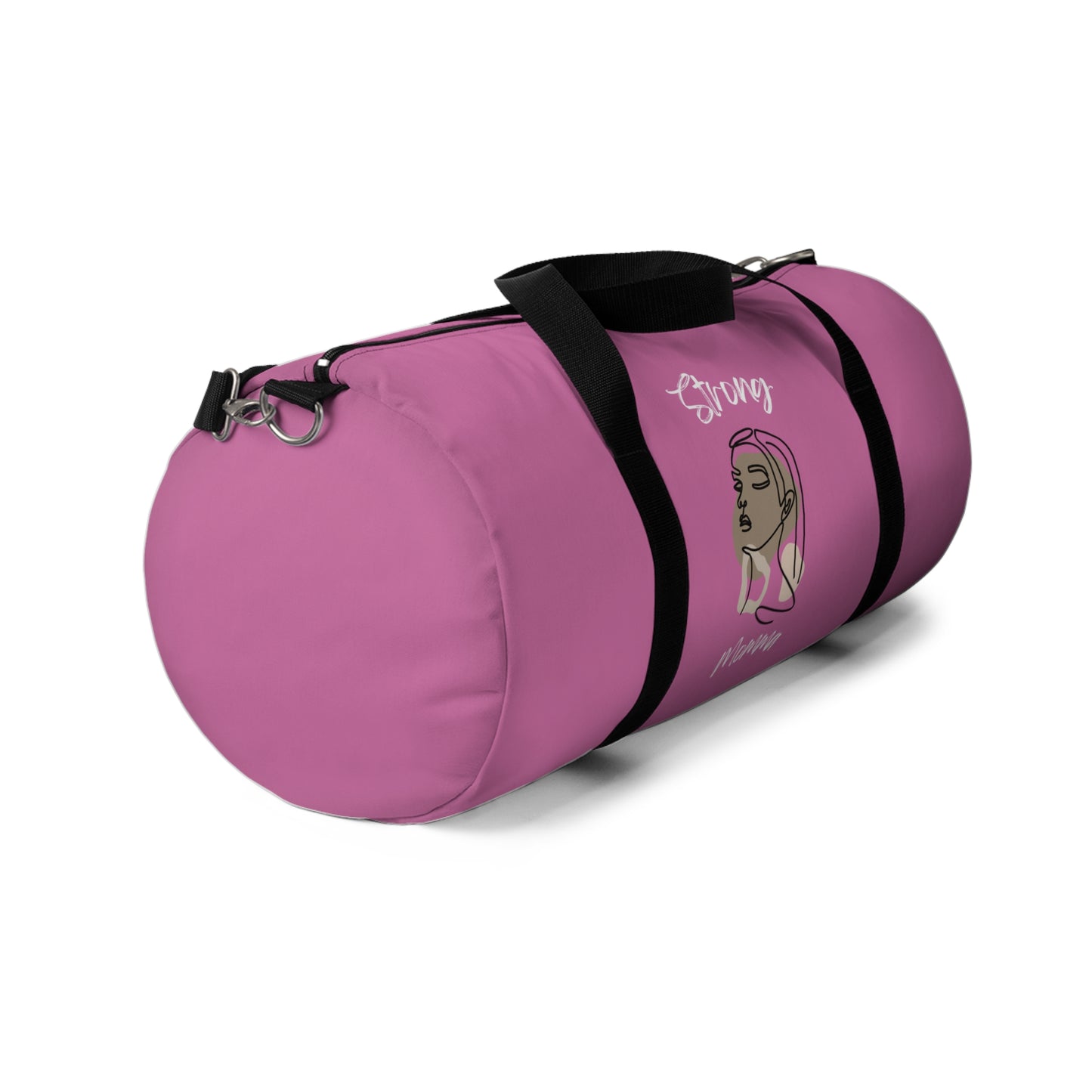 Strong Momma (WL) Duffel Bag LIGHT PINK