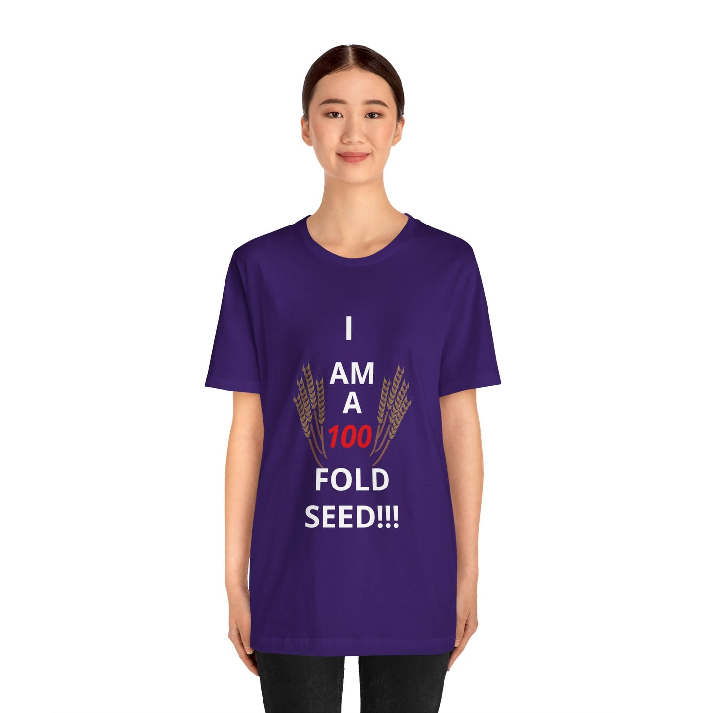 100 Fold Seed (WL)Unisex Jersey Short Sleeve T-Shirt