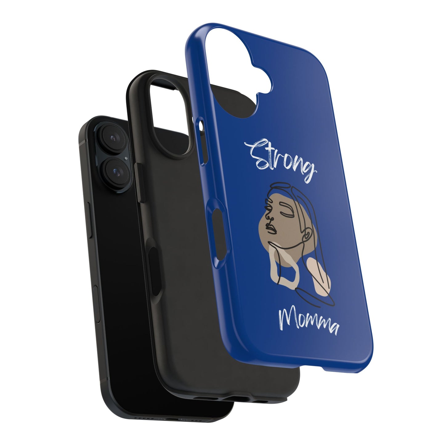 Strong Momma (WL) Tough Phone Cases DARK BLUE
