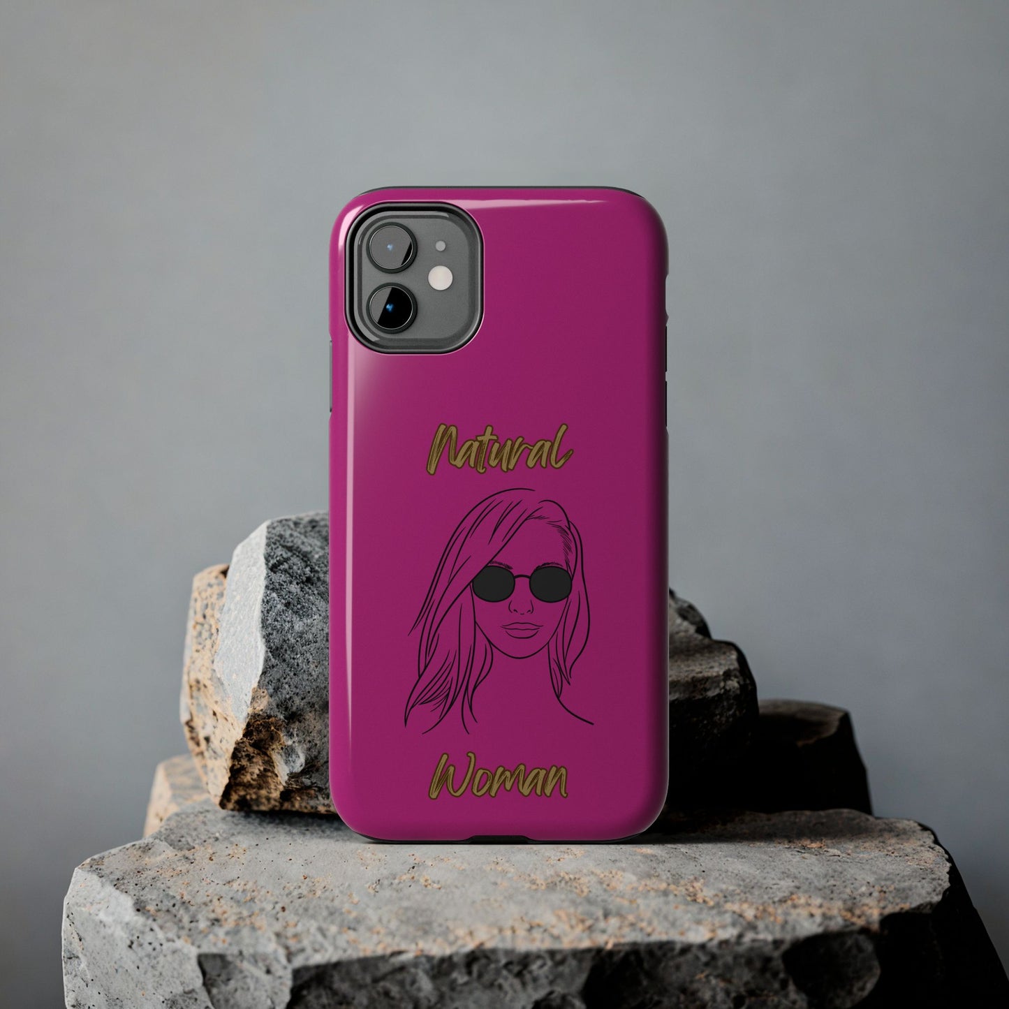 Natural Woman Shades (BL)Tough Phone Cases PINK