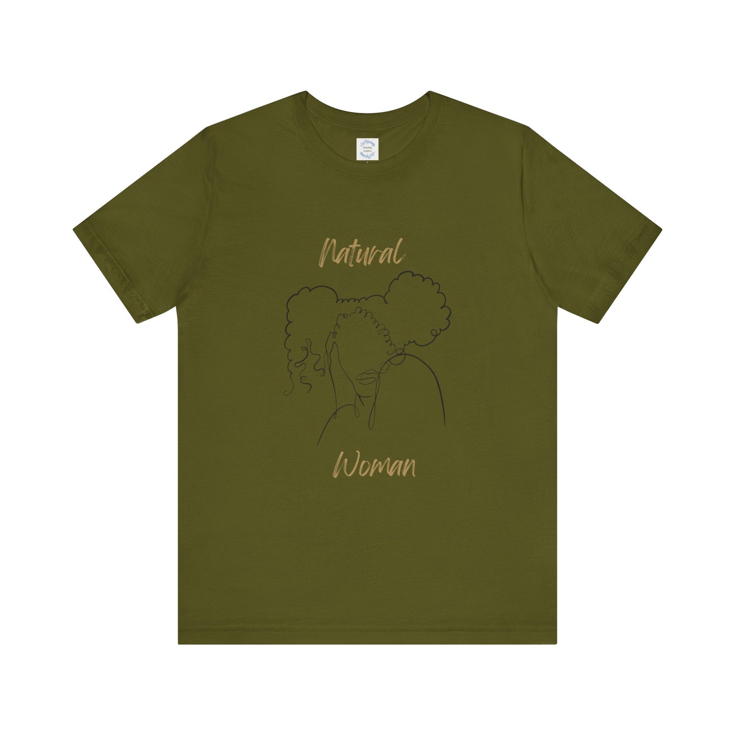 Natural Woman Twin Puffs (BL) Short Sleeve T-Shirt