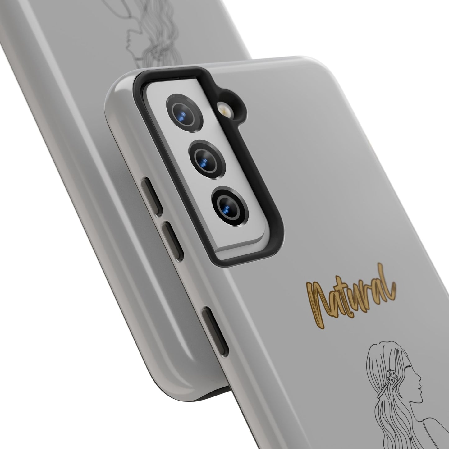 Natural Woman Young Woman (BL)Tough Phone Cases LIGHT GREY