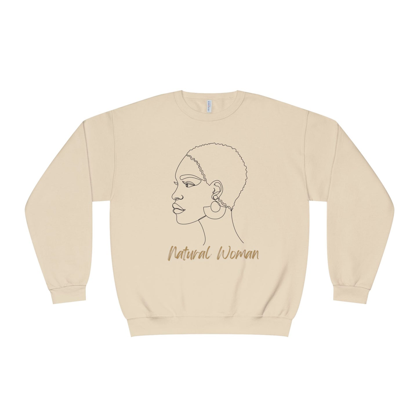 Natural Woman Finger Waves (BL) Crewneck Sweatshirt