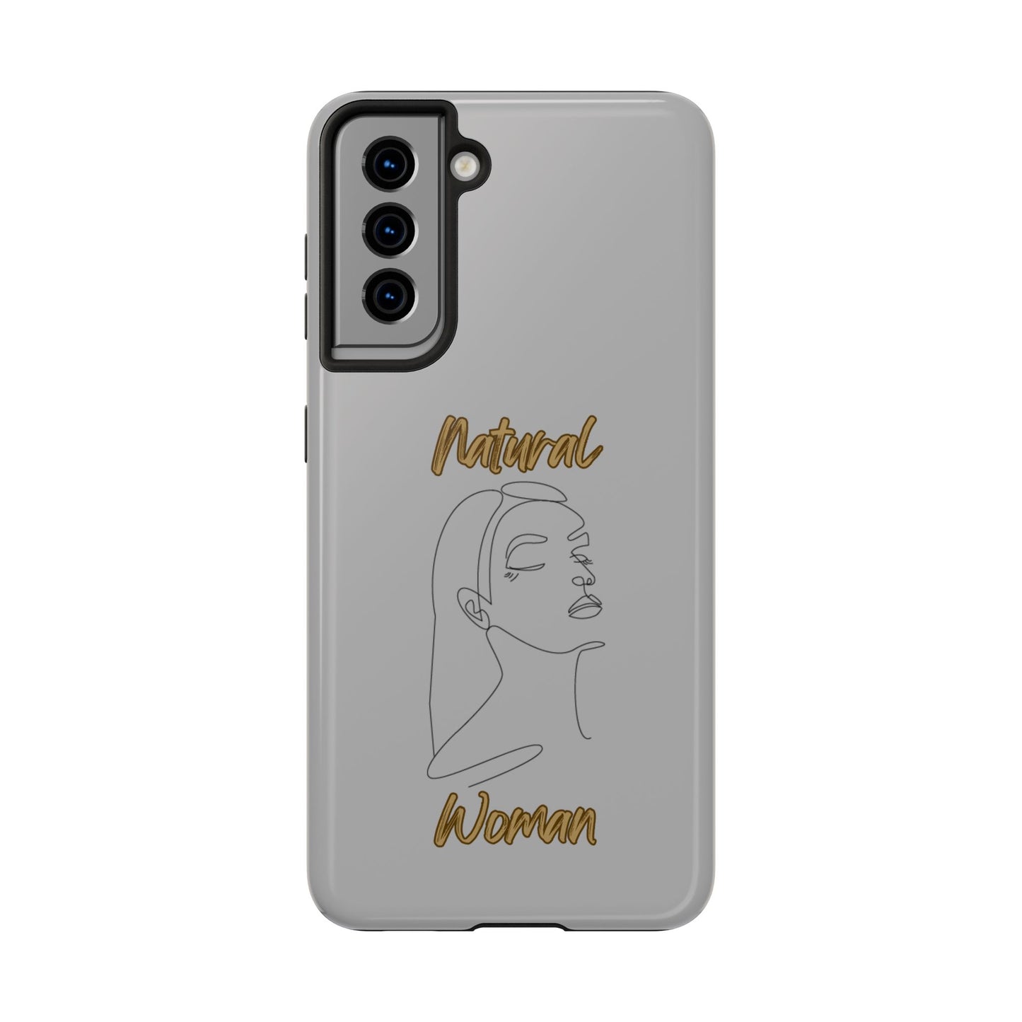 Natural Woman Calm (BL) Tough Phone Cases LIGHT GREY
