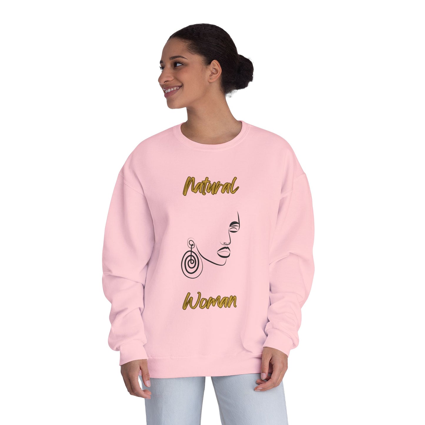 Natural Woman Music In My Soul (BL) Crewneck Sweatshirt