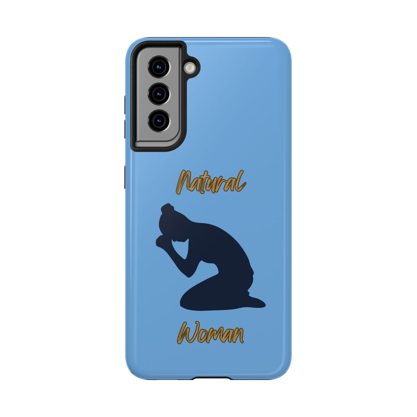 Natural Woman Pray (BL)Tough Phone Cases LIGHT BLUE