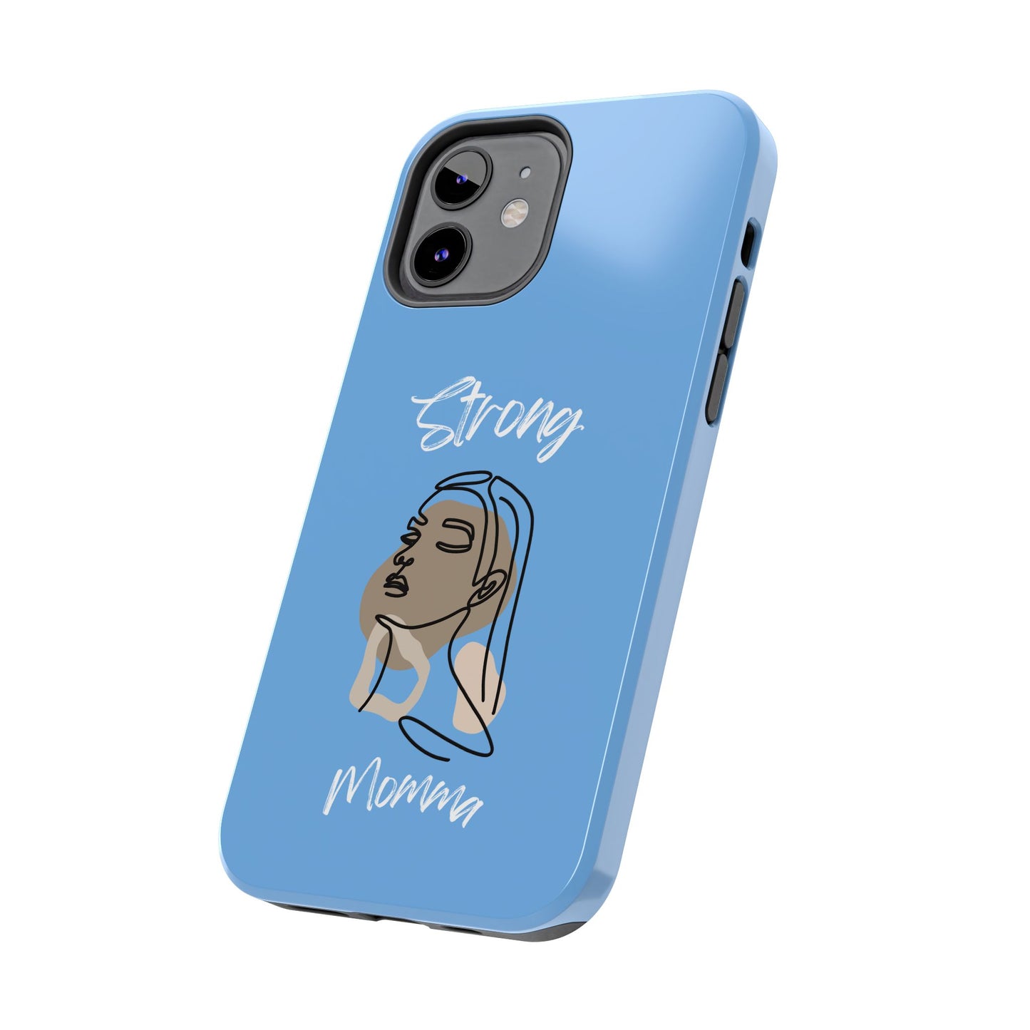 Strong Momma (WL) Tough Phone Cases LIGHT BLUE