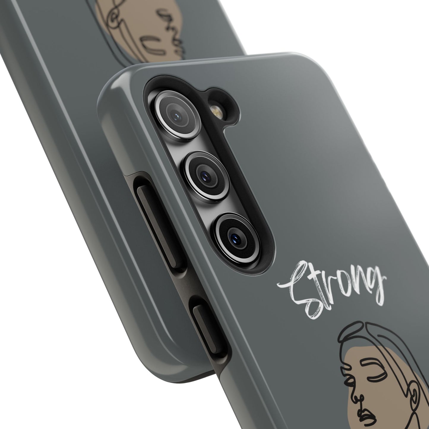 Strong Momma (WL) Tough Phone Cases DARK GREY