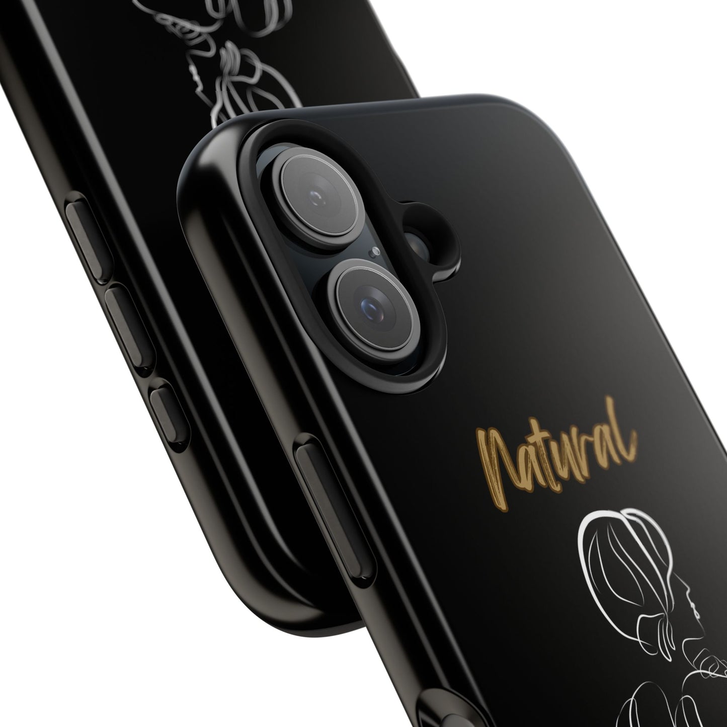 Natural Woman Back (WL)Tough Phone Cases BLACK