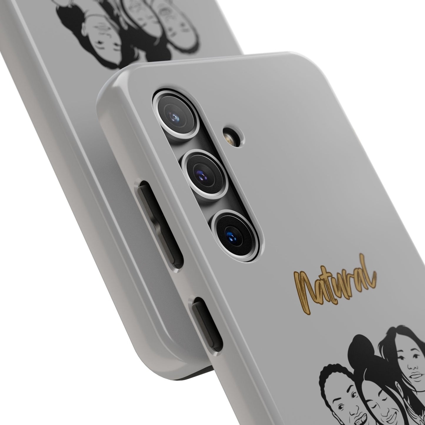 Natural Women Laughing Friends (BL)Tough Phone Cases LIGHT GREY
