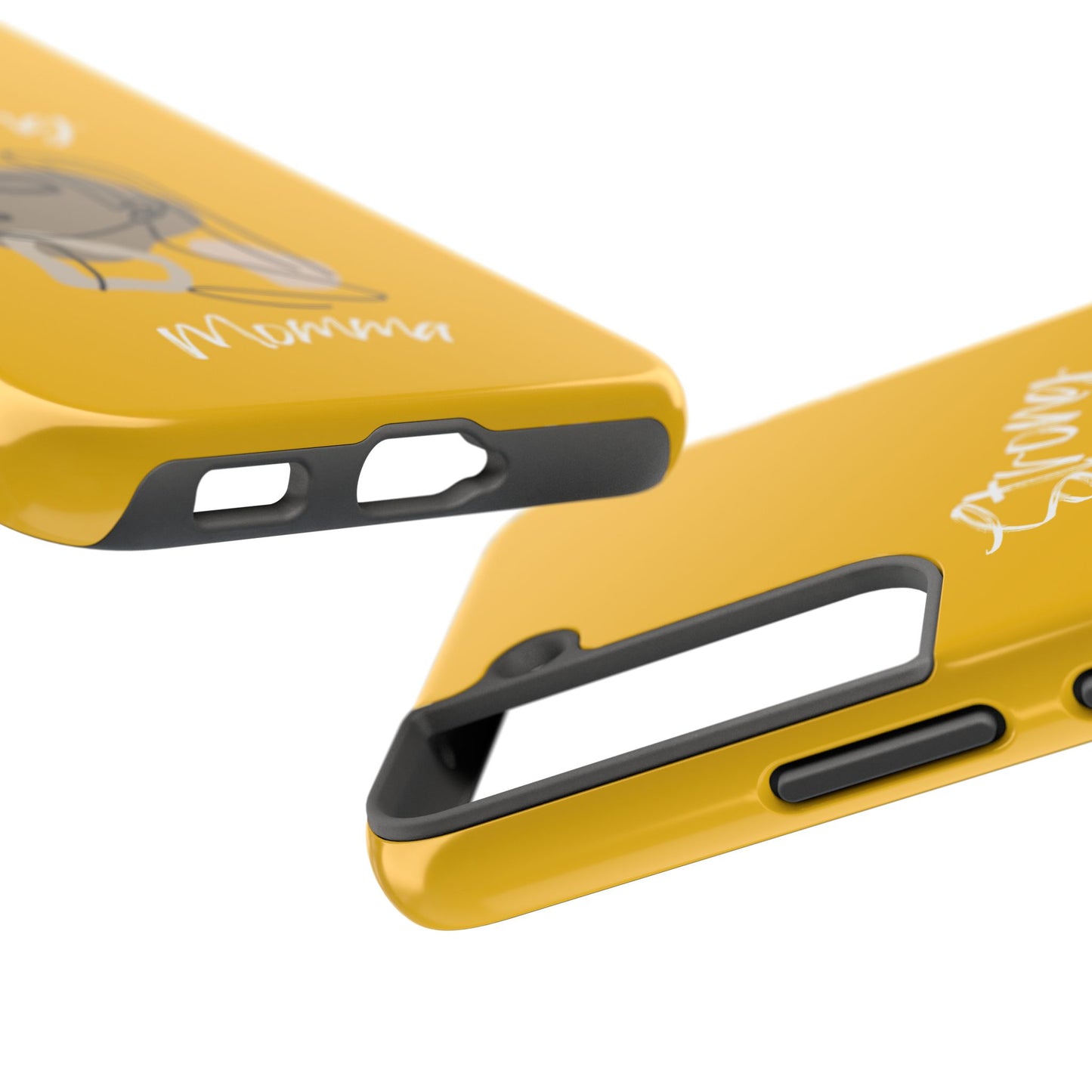 Strong Momma (WL) Tough Phone Cases YELLOW