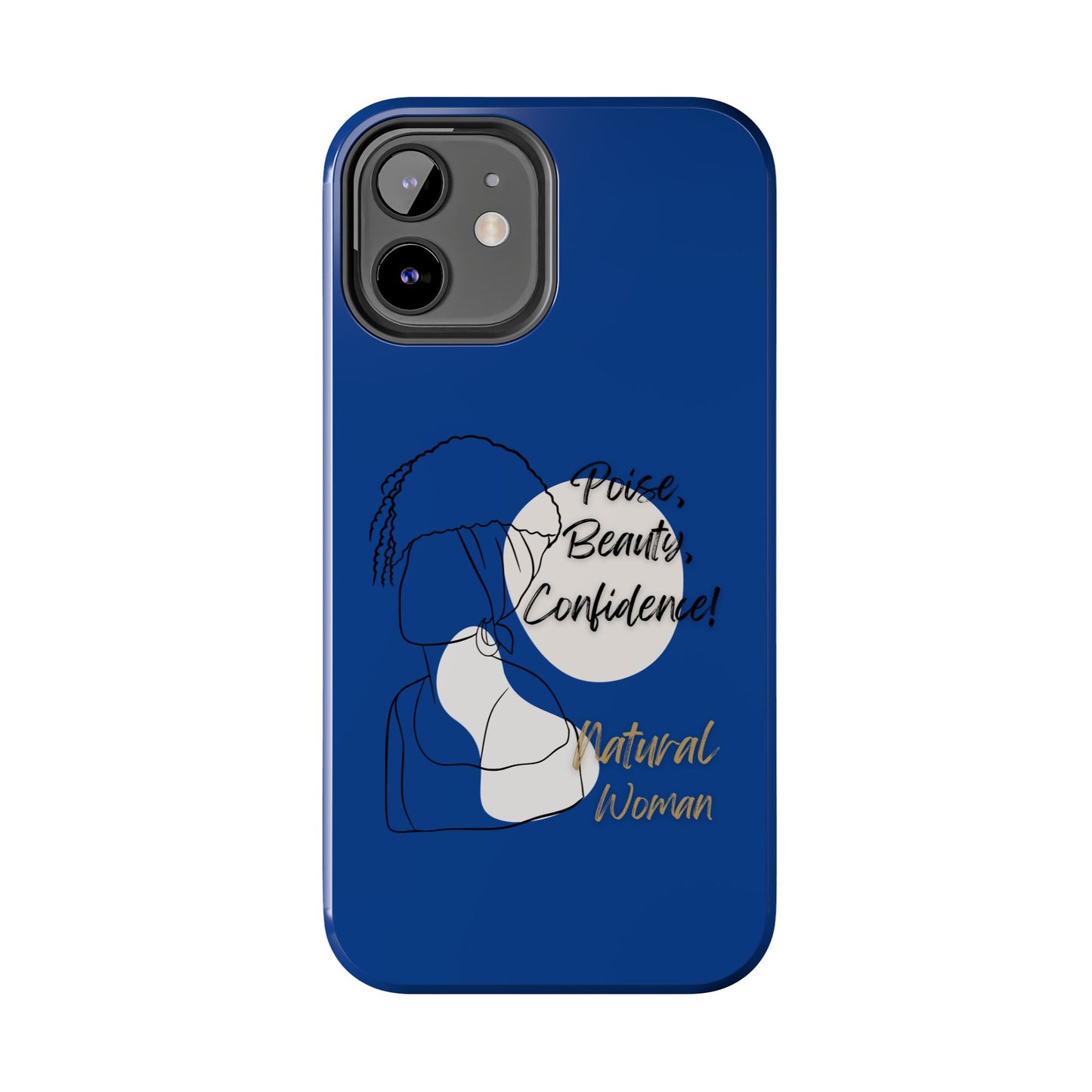 Natural Woman Puff (BL)Tough Phone Cases DARK BLUE