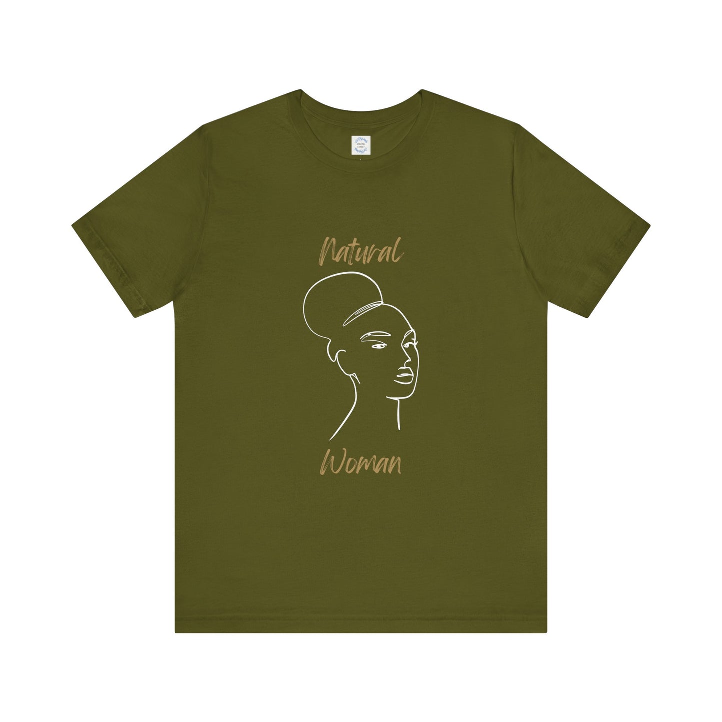 Natural Woman Hair Up (WL) Short Sleeve T-Shirt