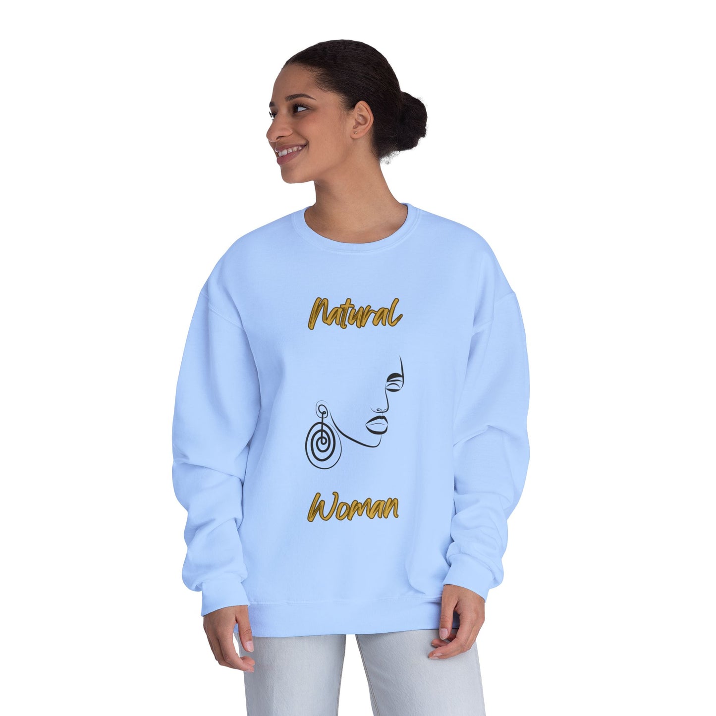 Natural Woman Music In My Soul (BL) Crewneck Sweatshirt