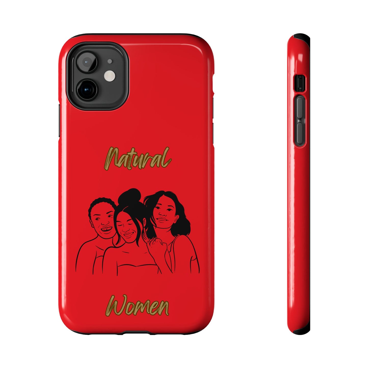 Natural Women Laughing Friends (BL)Tough Phone Cases RED