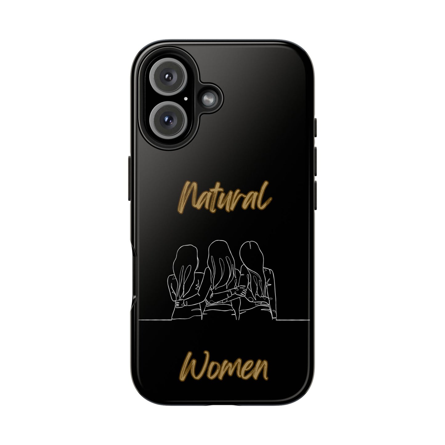 Natural Woman Loving Friends (WL) Tough Phone Cases BLACK
