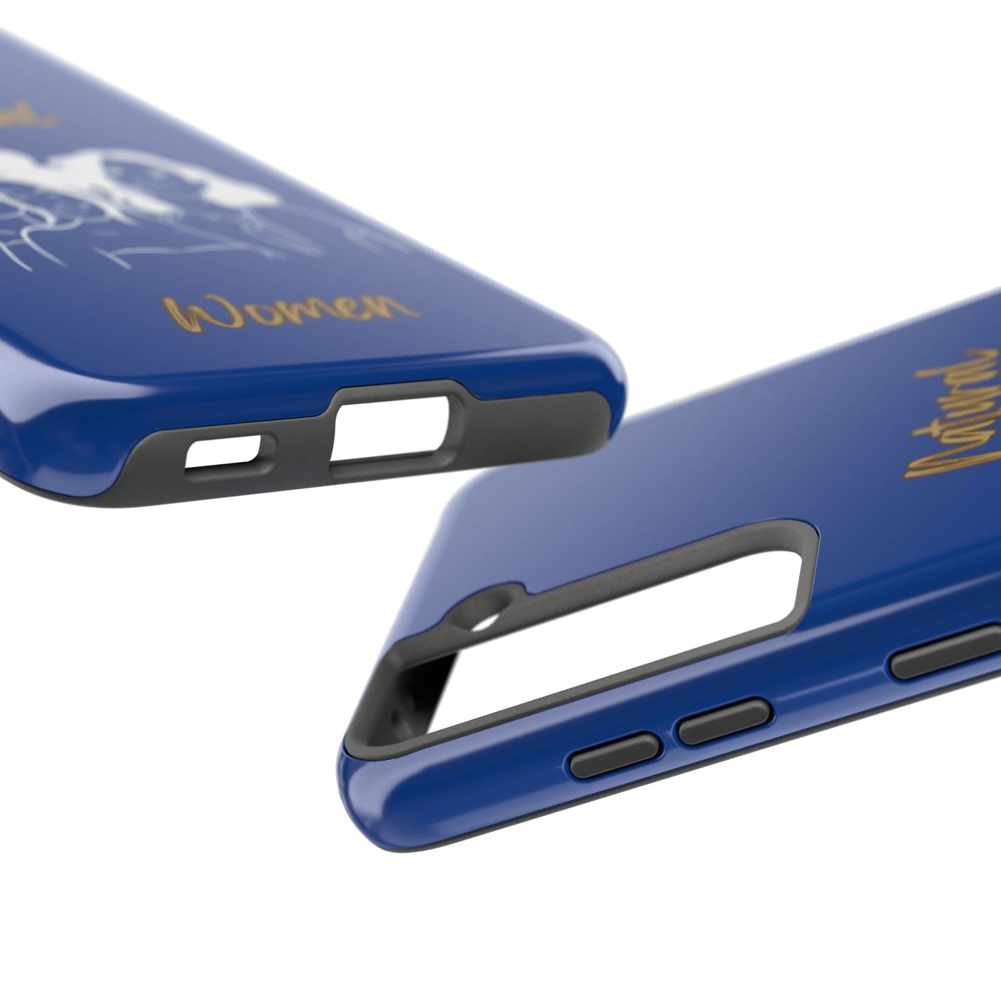 Natural Women Laughing Friends (WL)Tough Phone Cases DARK BLUE