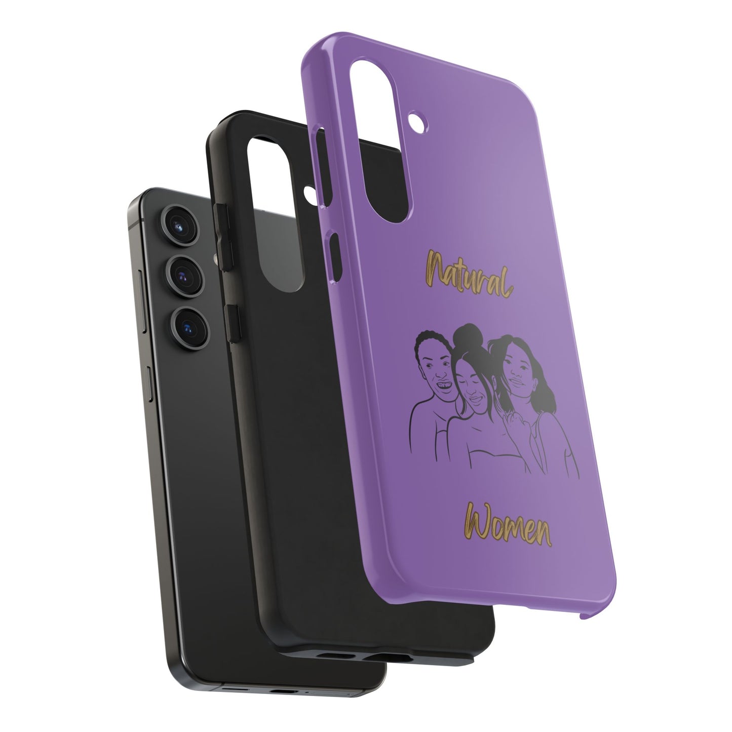 Natural Women Laughing Friends (BL)Tough Phone Cases LIGHT PURPLE