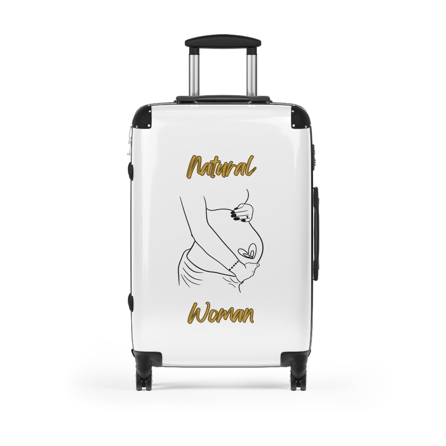 Natural Woman Loved In & Out (BL) Suitcase WHITE