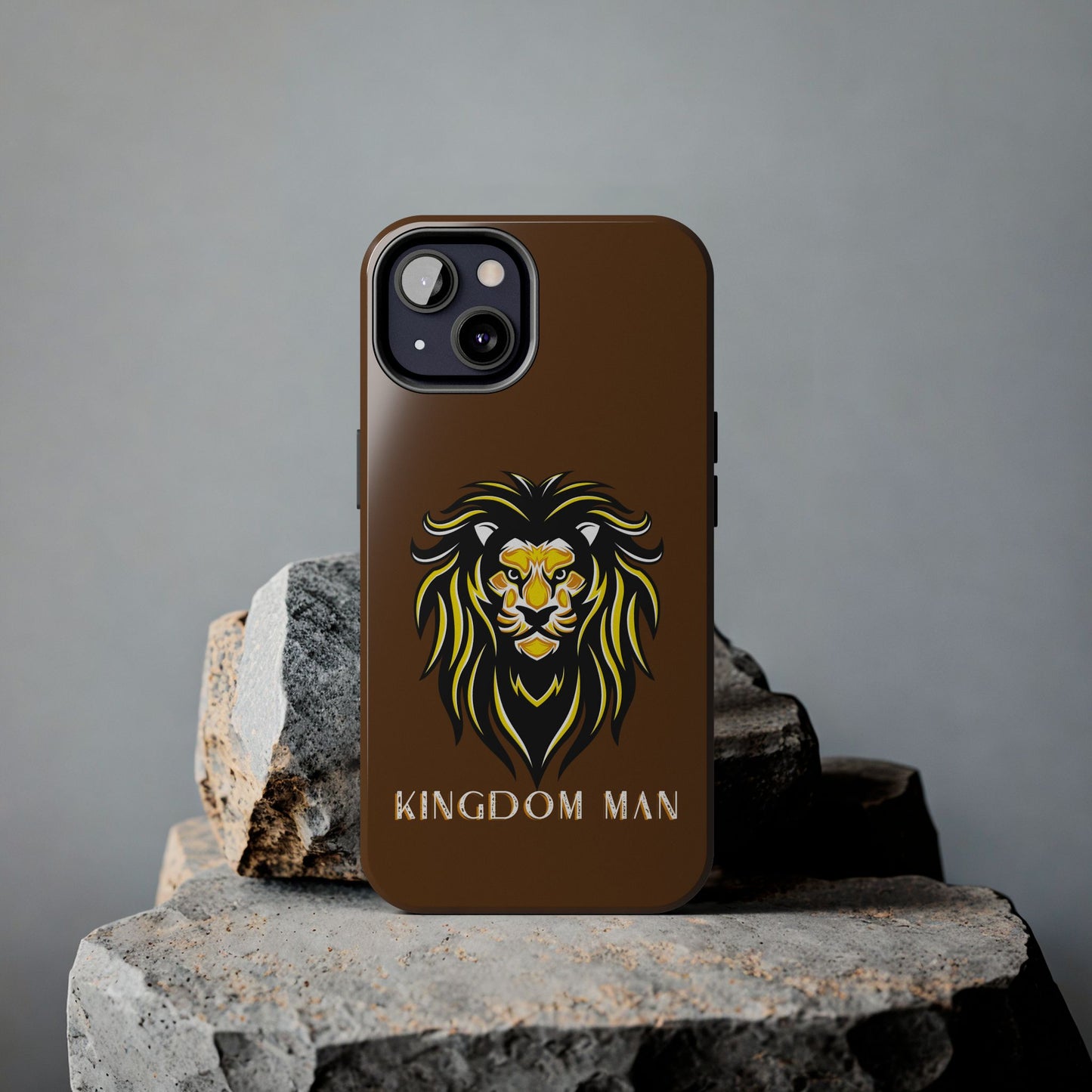 Kingdom Man (White-Gold Label) Tough Phone Case BROWN