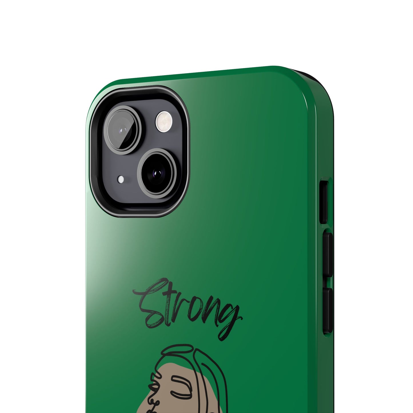 STRONG MOMMA Samsung Galaxy Tough Phone Cases (BL) Dark Green