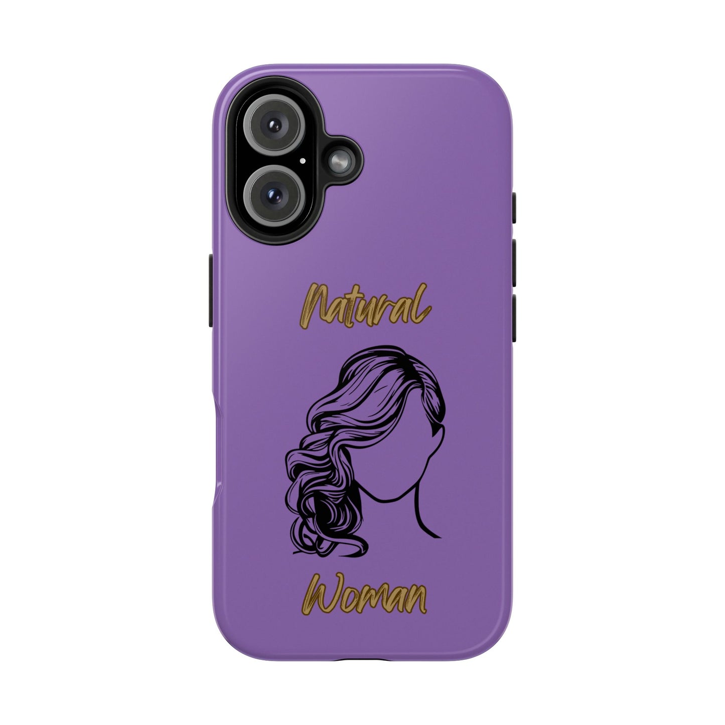 Natural Woman Long Curl (BL)Tough Phone Cases LIGHT PURPLE