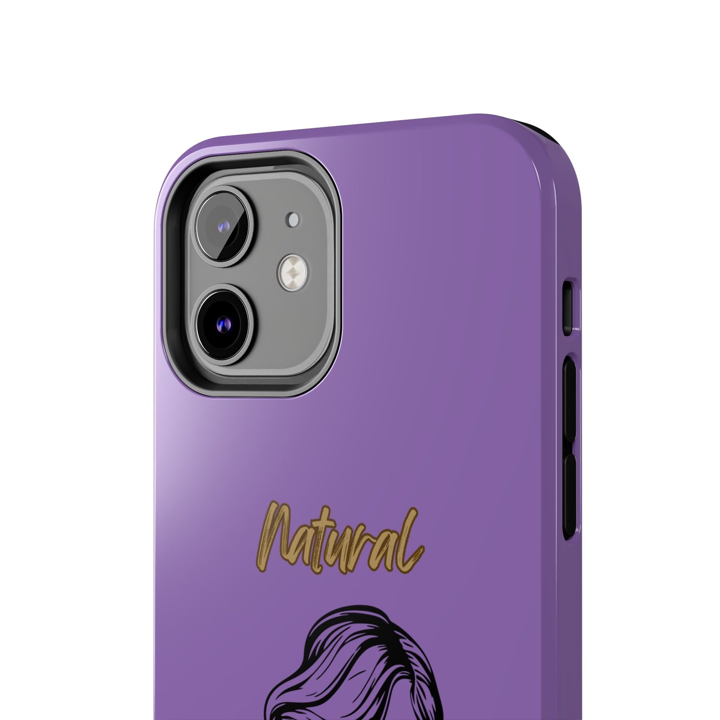 Natural Woman Long Curl (BL)Tough Phone Cases LIGHT PURPLE