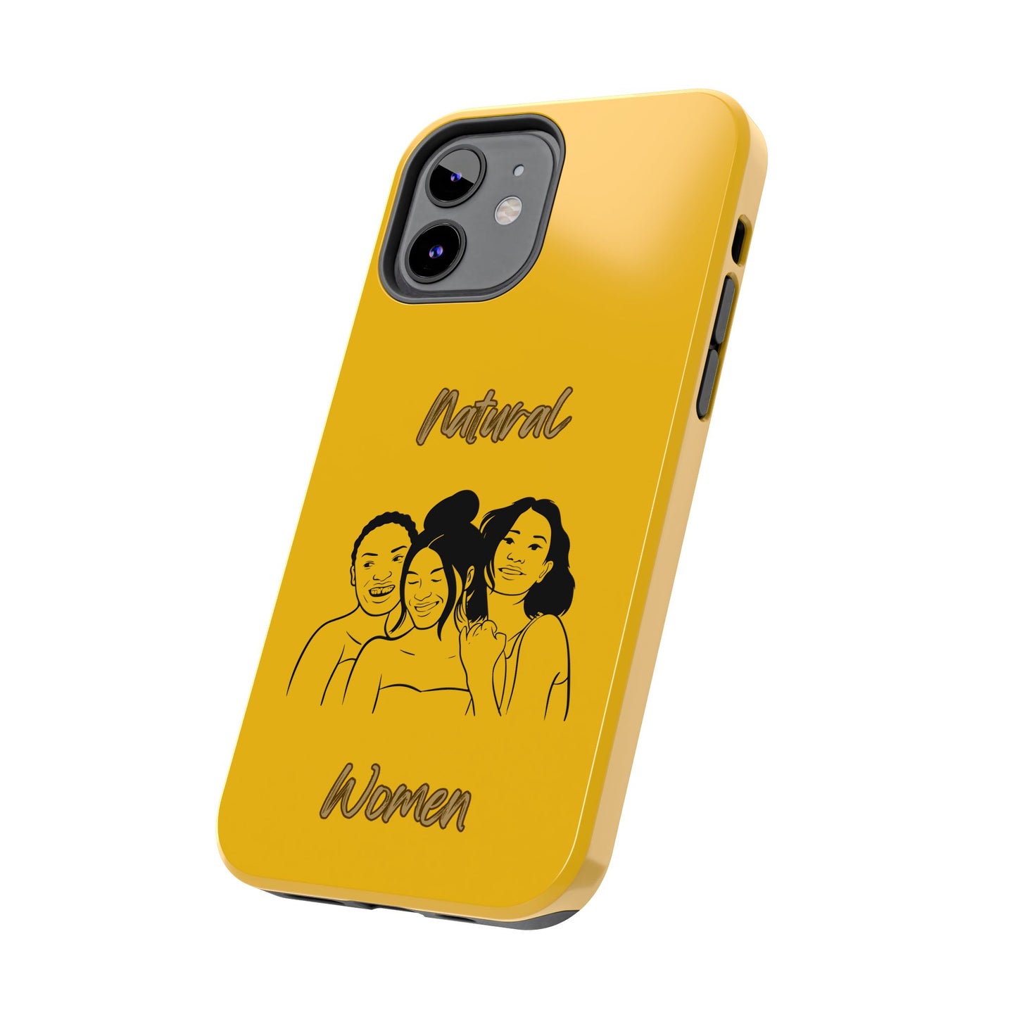 Natural Women Laughing Friends (BL)Tough Phone Cases YELLOW