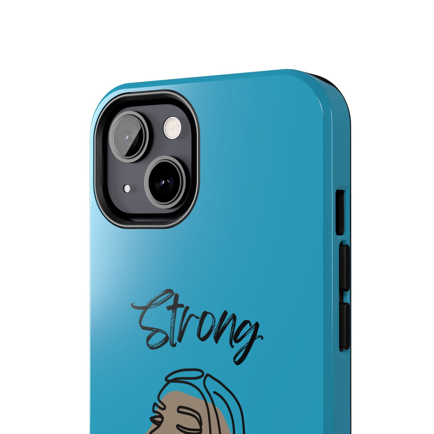 STRONG MOMMA Samsung Galaxy Tough Phone Cases (BL) Turquoise