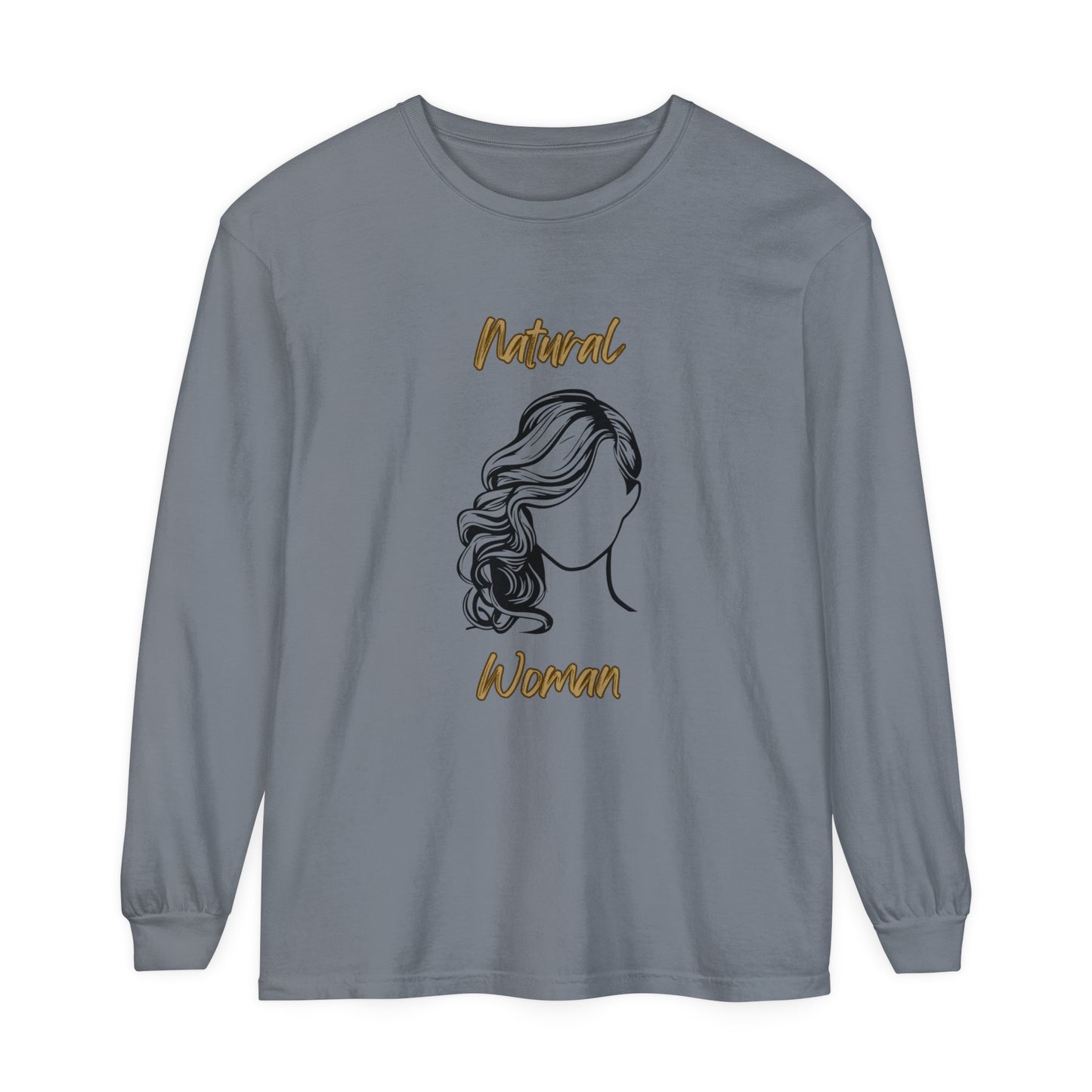 Natural Woman Long Curl (BL) Long Sleeve T-Shirt