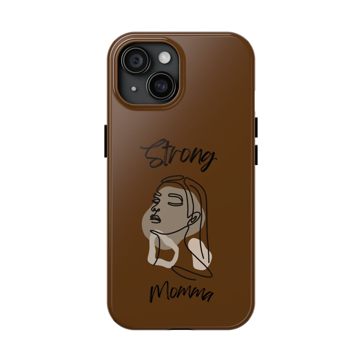 STRONG MOMMA Samsung Galaxy Tough Phone Cases (BL) Brown