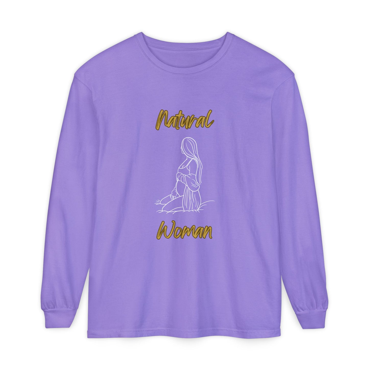 Natural Woman Expecting (WL) Long Sleeve T-Shirt