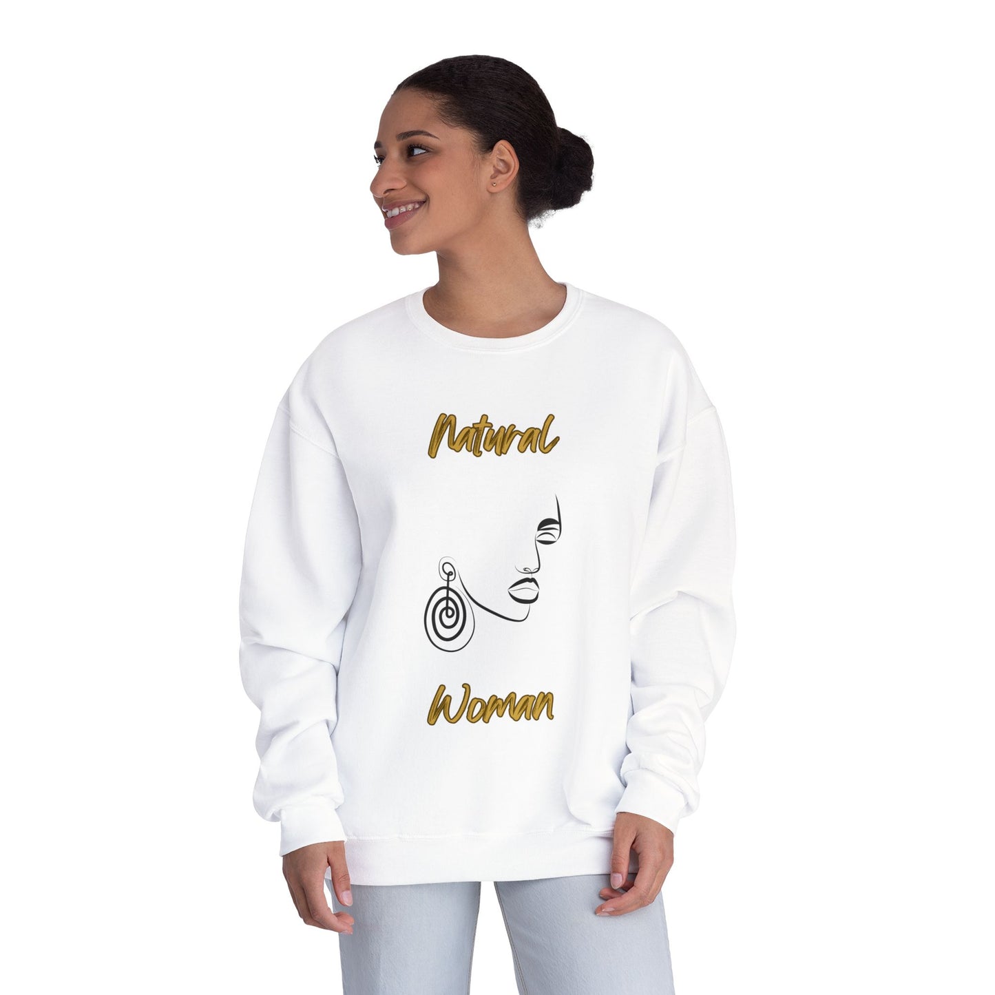 Natural Woman Music In My Soul (BL) Crewneck Sweatshirt