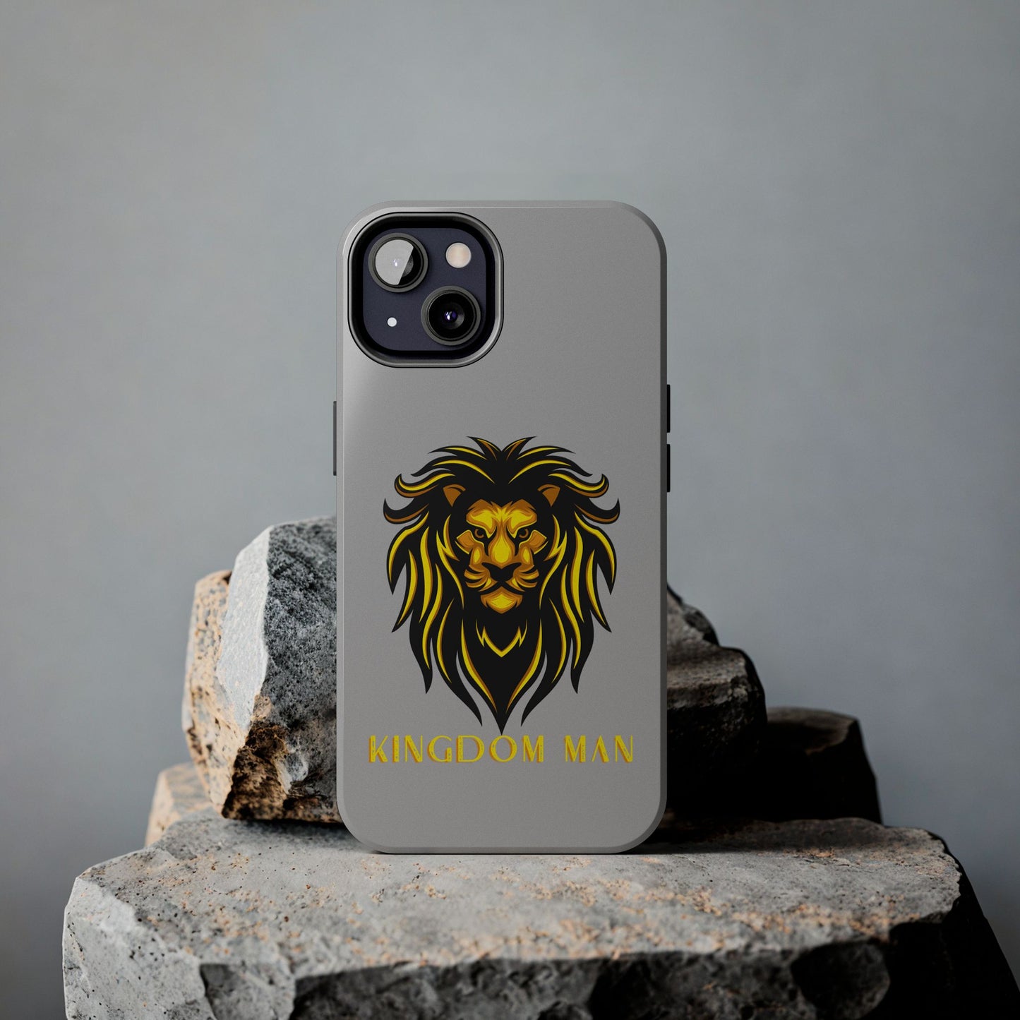 KIngdom Man (Gold Label) Tough Phone Cases LIGHT GREY