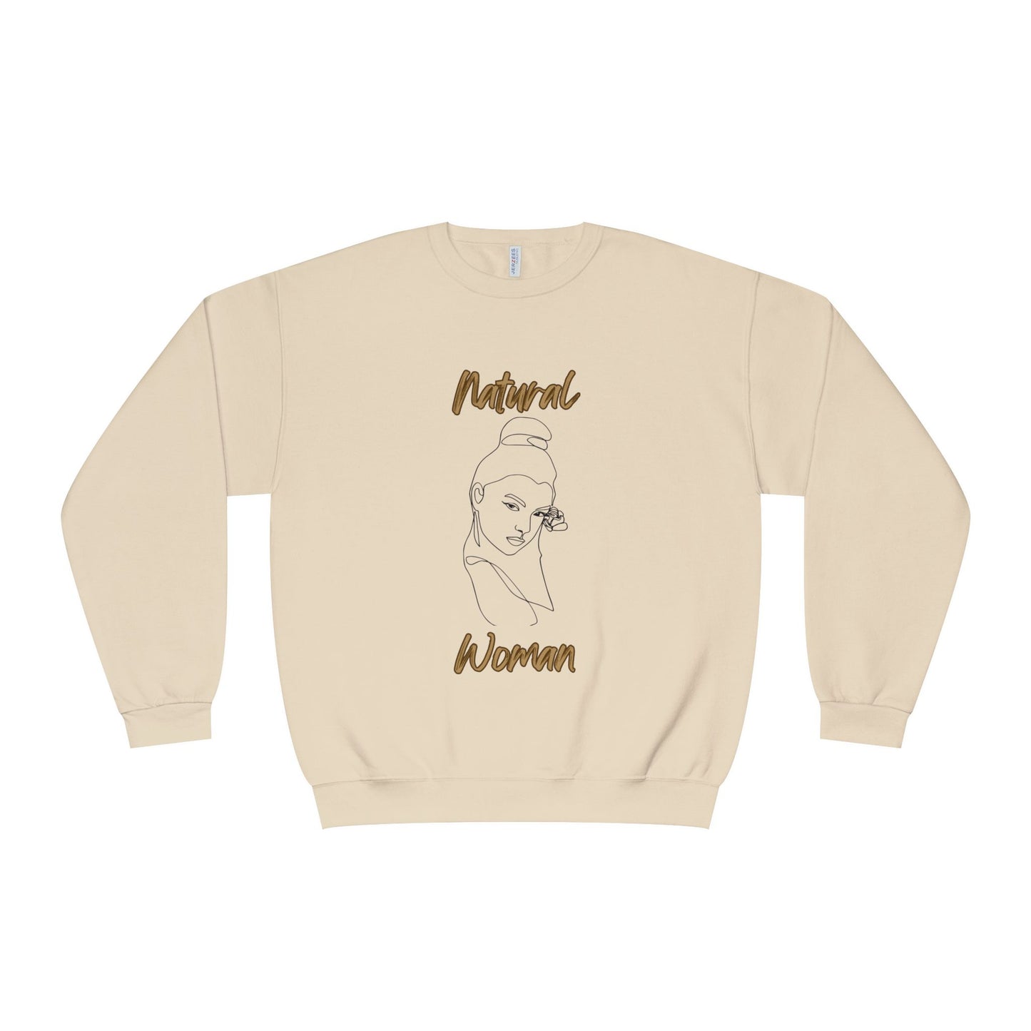 Natural Woman Sassy Bun (BL) Crewneck Sweatshirt