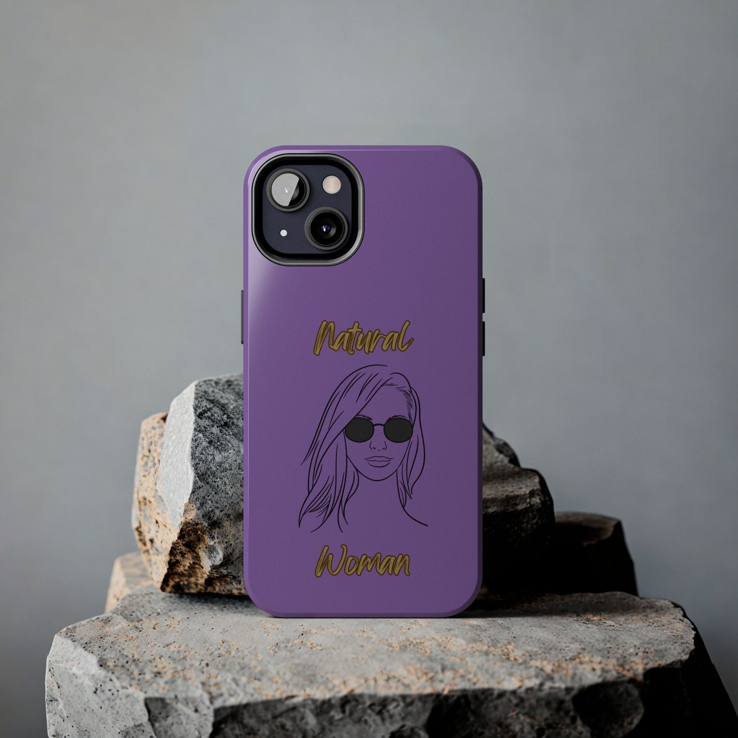 Natural Woman Shades (BL)Tough Phone Cases LIGHT PURPLE