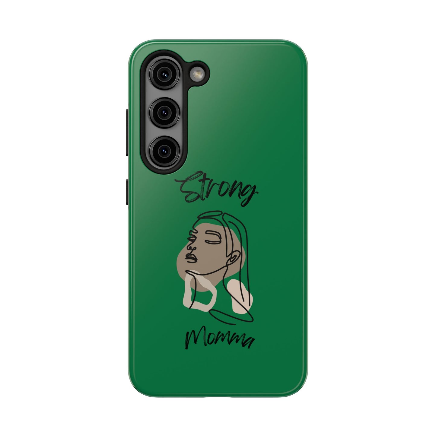 STRONG MOMMA Samsung Galaxy Tough Phone Cases (BL) Dark Green