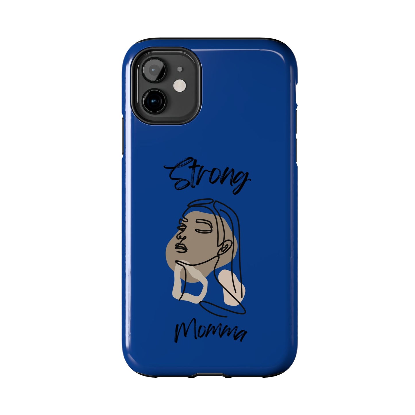STRONG MOMMA Samsung Galaxy Tough Phone Cases (BL) Dark Blue