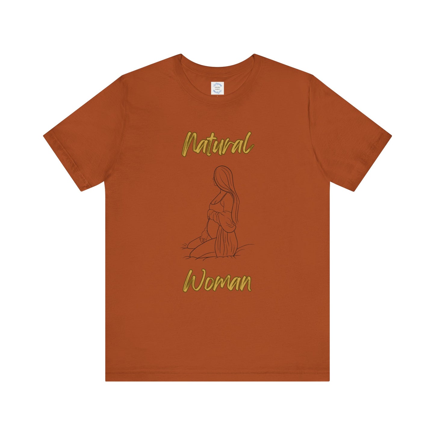 Natural Woman Expecting (BL) Short Sleeve T-Shirt
