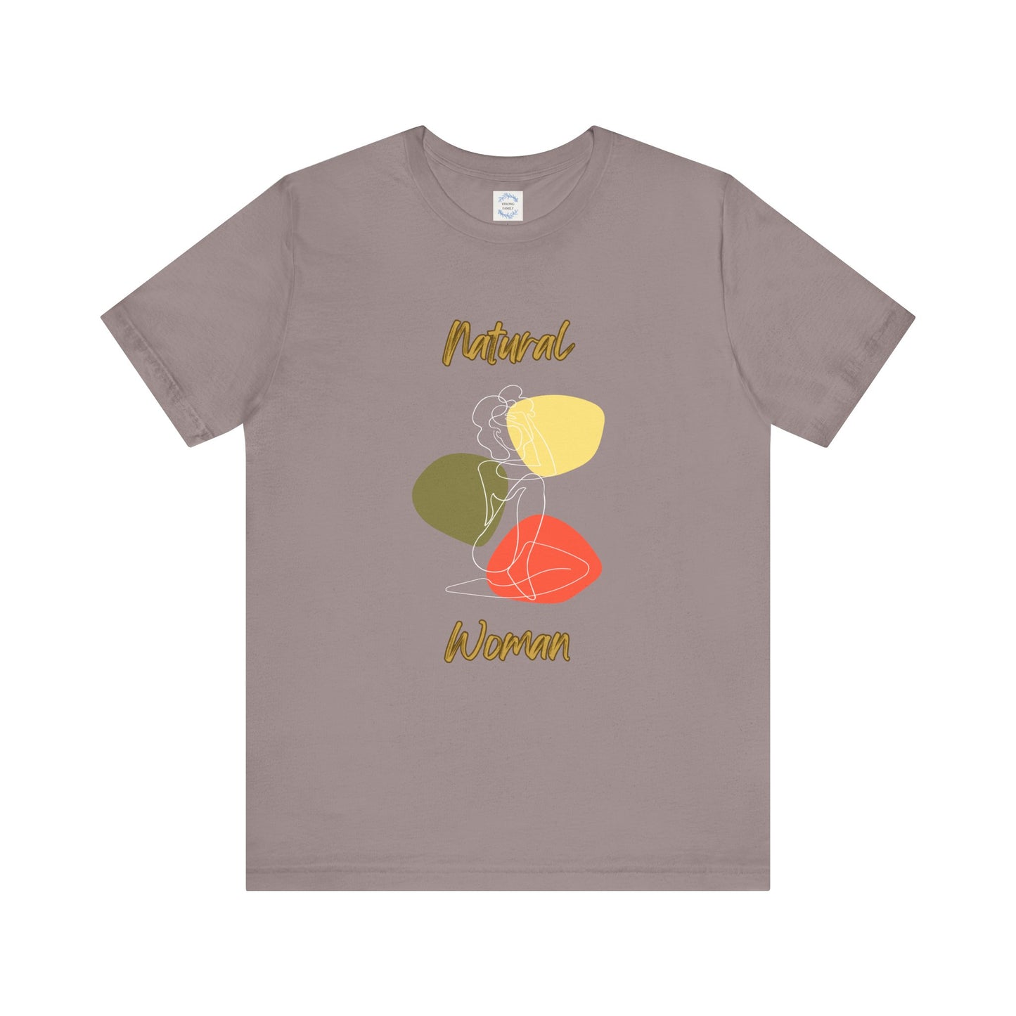 Natural Woman Colorful Pose (WL) Short Sleeve T-Shirt
