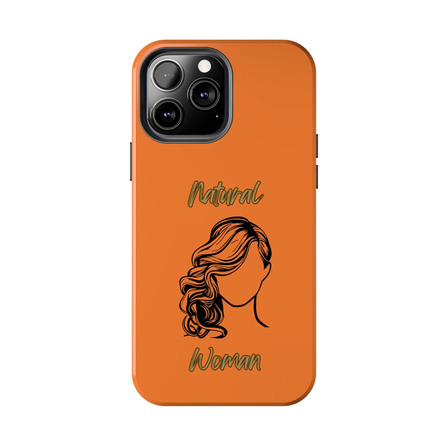 Natural Woman Long Curl (BL)Tough Phone Cases CRUSTA
