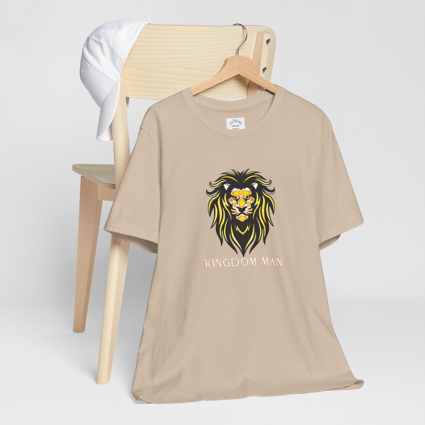 Kingdom Man (White/Gold) Short Sleeve T-Shirt